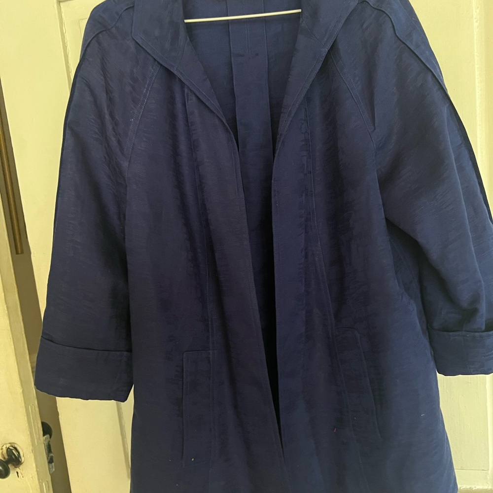 Peter Nygard Navy Blazer Jacket Size L